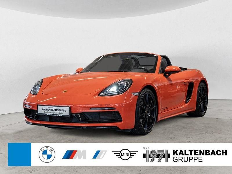 Orange Gebraucht 2022 Porsche 718 Boxster GTS Cabrio | 90.890 € (Teuer) - Bild 1/3