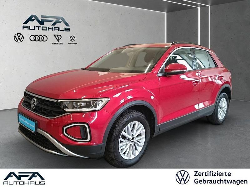 Rot Gebraucht 2022 VW T-Roc Life SUV | 19.679 € (Guter Preis) - Bild 1/4