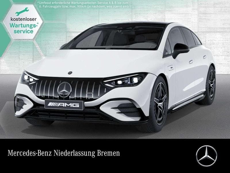 Weiß Gebraucht 2023 Mercedes EQE AMG 53 AMG Limousine | 64.890 € (Fairer Preis) - Bild 1/4