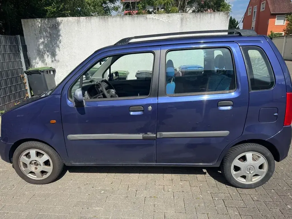 Gebraucht Opel Agila Njoy 75 PS (55 kW) 2002 Blau Van / Kleinbus