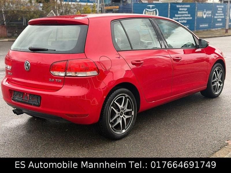 Gebraucht VW Golf VI Highline 140 PS (102 kW) 2010 Rot Kleinwagen