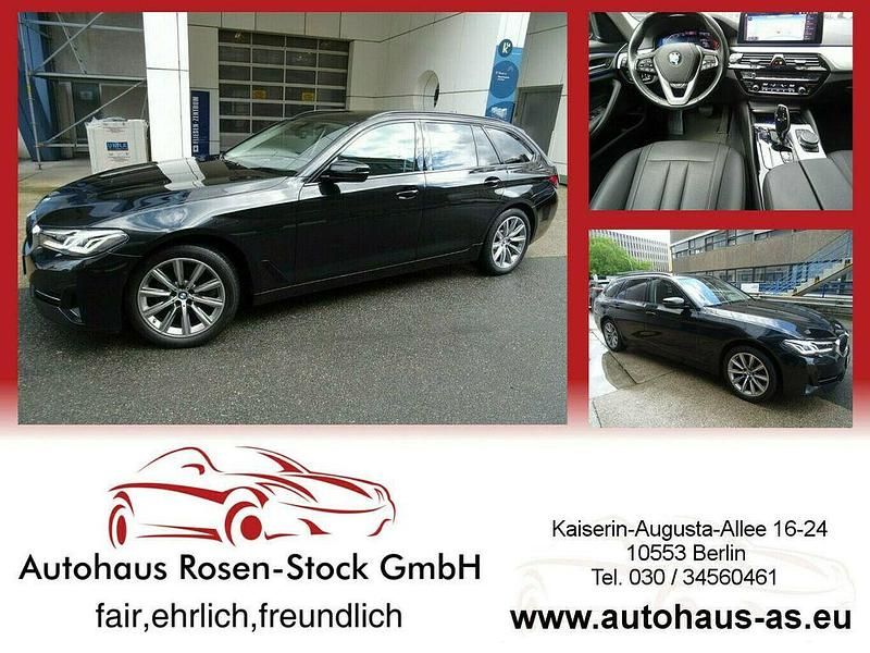 Schwarz Gebraucht 2022 BMW 520 Sport Line Limousine | 32.900 € (Superpreis) - Bild 1/3