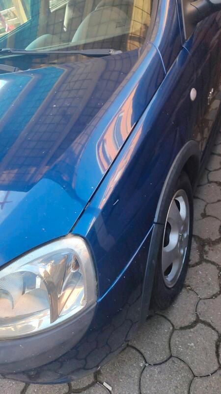 Blau Gebraucht 2003 Opel Corsa Kleinwagen | 500 € (Superpreis) - Bild 1/4