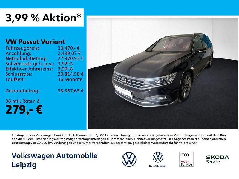 Schwarz Gebraucht 2022 VW Passat Elegance Kombi | 30.470 € (Etwas zu teuer) - Bild 1/3