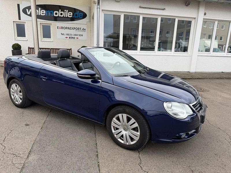 Gebraucht VW Eos 122 PS (89 kW) 2009 Blau Cabrio