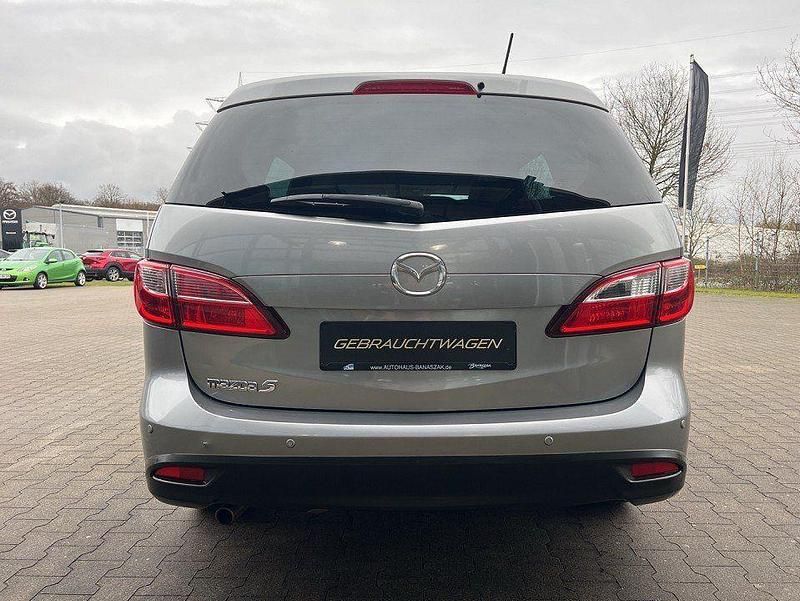 Gebraucht Mazda 5 Center-Line 150 PS (110 kW) 2011 Silber Van / Kleinbus