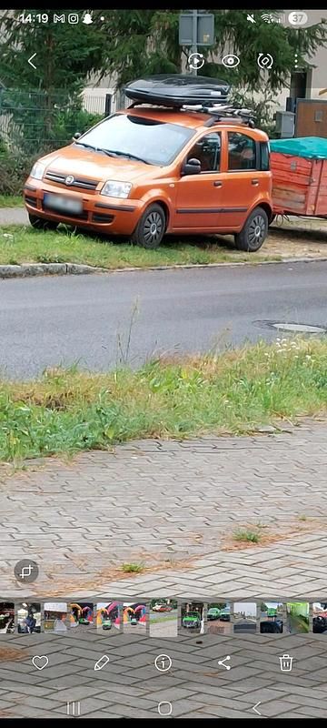 Gebraucht Fiat Panda 59 PS (43 kW) 2009 Orange Kleinwagen