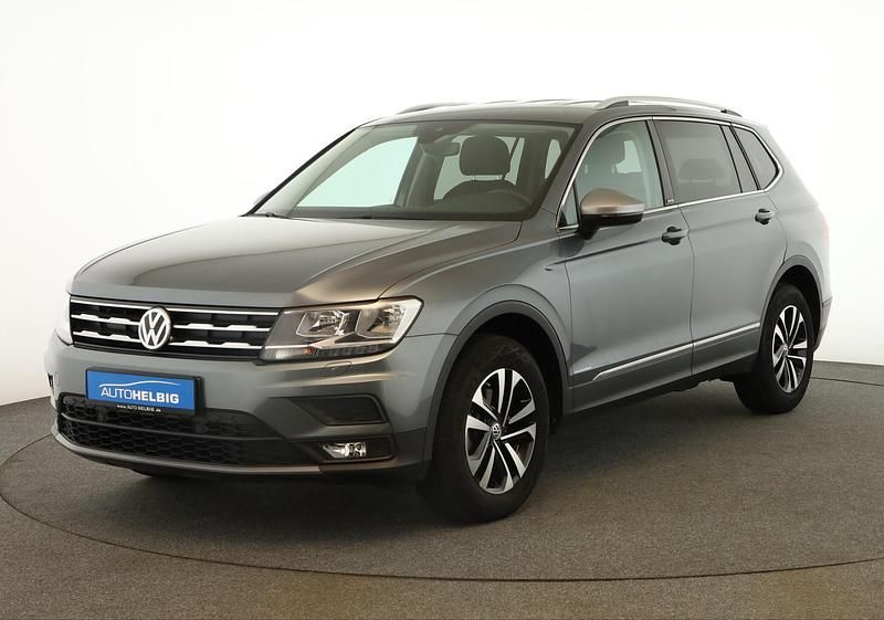Platinum grey metallic Gebraucht 2021 VW Tiguan Allspace United SUV | 26.780 € (Guter Preis) - Bild 1/4