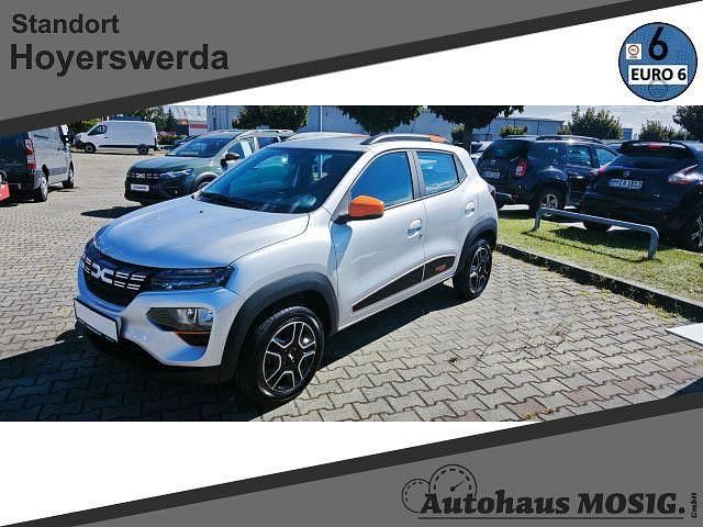 Silber schwarz Gebraucht 2022 Dacia Spring Expression Kleinwagen | 12.990 € (Fairer Preis) - Bild 1/3