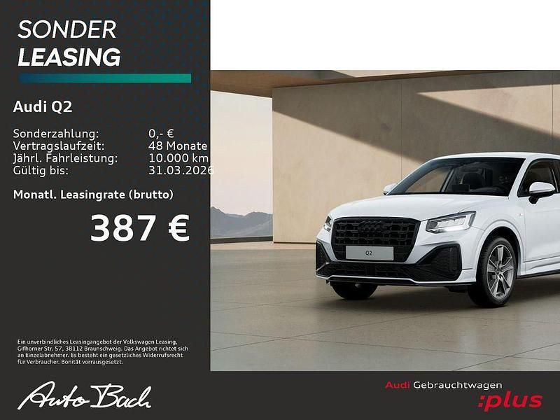 Gebraucht Audi Q2 S-Line 116 PS (85 kW) 2025 Gletscherweiß metallic SUV