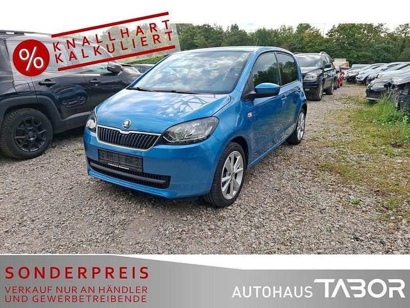 Crystal blau metallic Gebraucht 2017 Skoda Citigo Fun Kleinwagen | 5.485 € (Guter Preis) - Bild 1/4