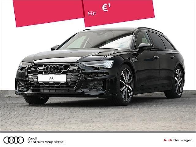 Mythosschwarz metallic Neu 2025 Audi A6 S-Line Kombi | 72.960 € (Fairer Preis) - Bild 1/4