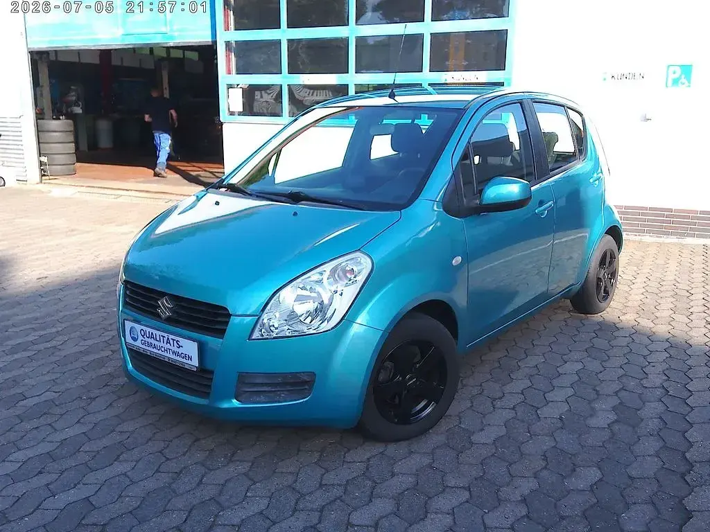 Gebraucht Suzuki Splash Club 65 PS (47 kW) 2009 Blau Kleinwagen