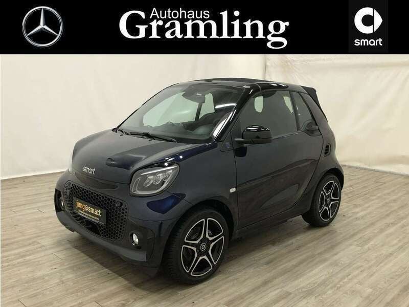 Blau Gebraucht 2023 Smart ForTwo Electric Drive Exclusive Cabrio | 17.221 € (Guter Preis) - Bild 1/4