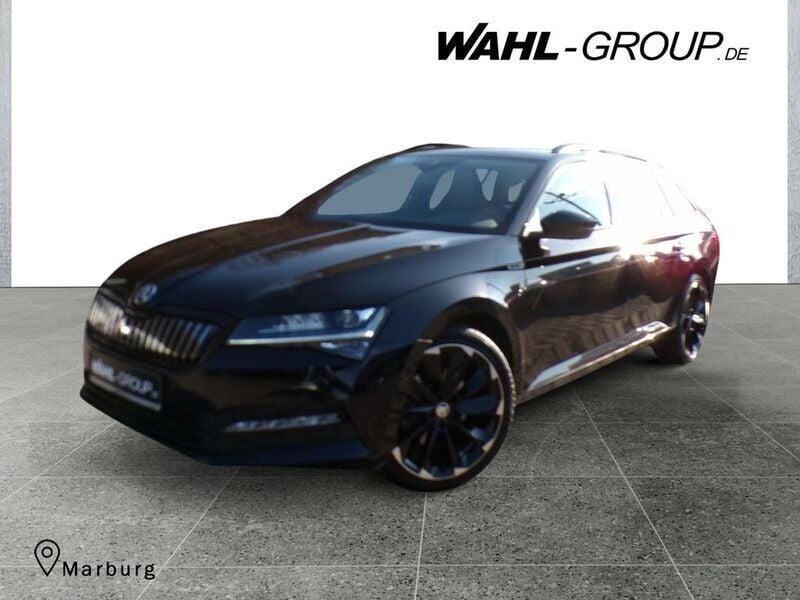 Schwarz Gebraucht 2020 Skoda Superb SportLine Kombi | 25.490 € (Fairer Preis) - Bild 1/4