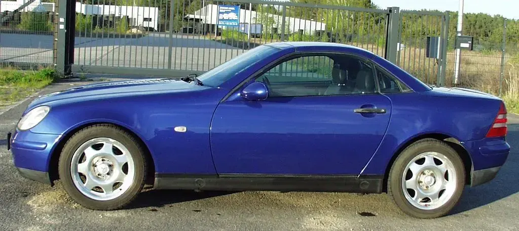 Gebraucht Mercedes SLK230 193 PS (141 kW) 1998 Blau Cabrio