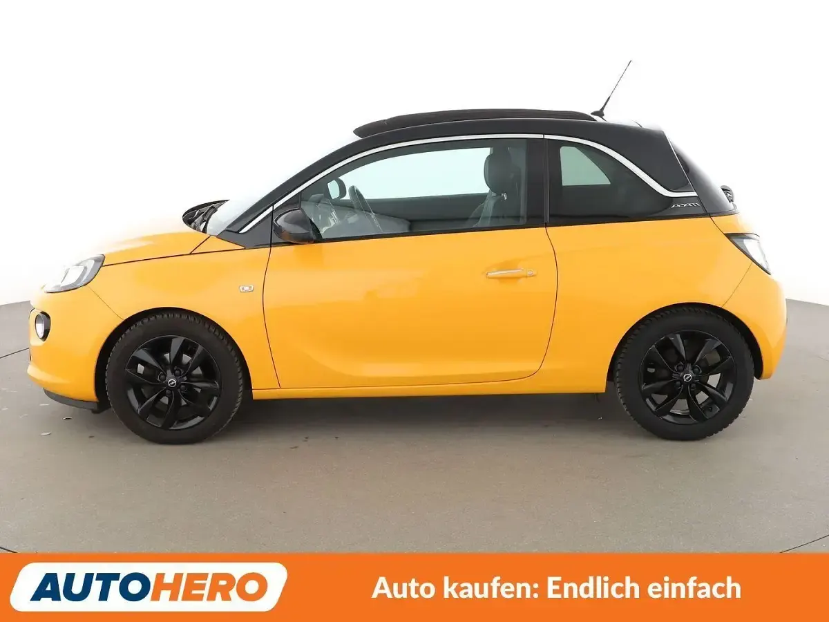 Gebraucht Opel Adam Open Air 87 PS (63 kW) 2016 Orange alert/mandarina Kleinwagen