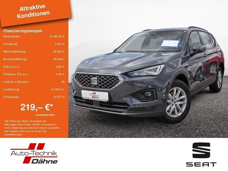 Grau / delfin grau (metallic) Gebraucht 2024 Seat Tarraco Style SUV | 32.480 € (Guter Preis) - Bild 1/4