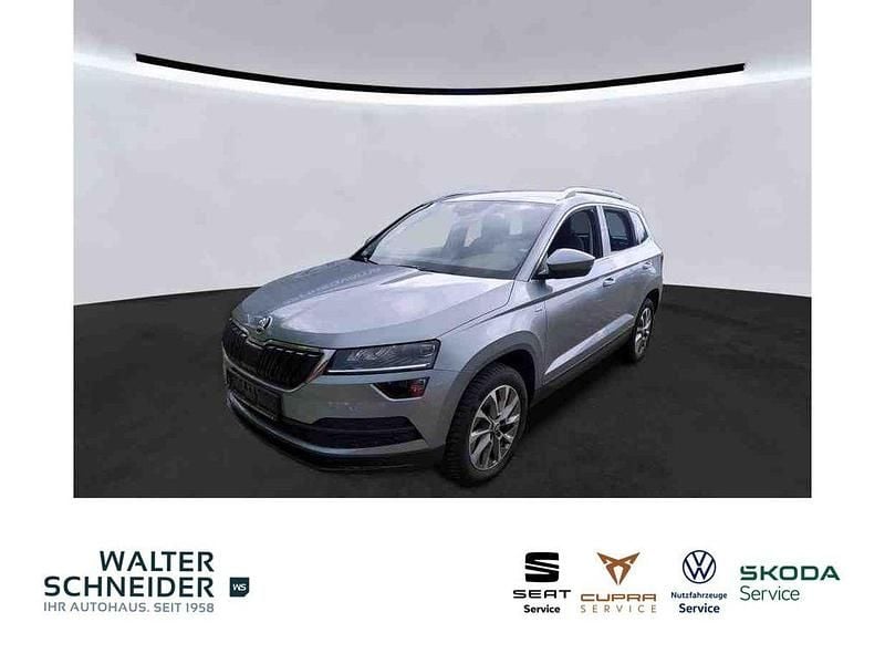 Business grau metallic Gebraucht 2021 Skoda Karoq Clever SUV | 27.950 € (Fairer Preis) - Bild 1/3