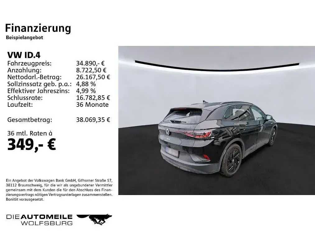 Gebraucht VW ID.4 Pro Performance 150 kW (204 PS) 2023 Grenadillschwarz metallic SUV