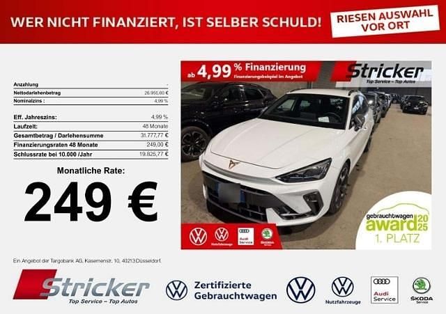 Gebraucht Cupra Leon 150 PS (110 kW) 2025 Glacial weiß metallic (metallic) Kombi