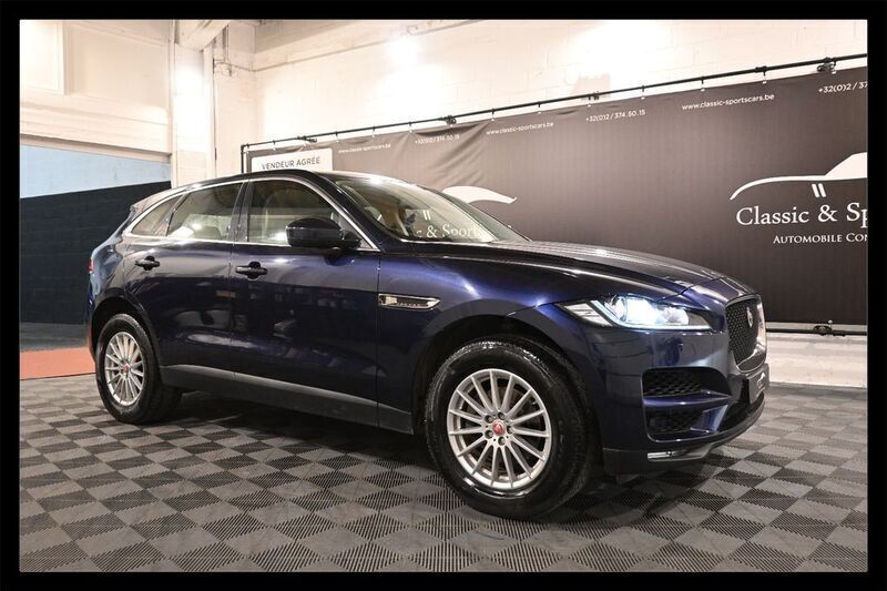 Blau Gebraucht 2018 Jaguar F-Pace Prestige SUV | 16.950 € (Teuer) - Bild 1/4
