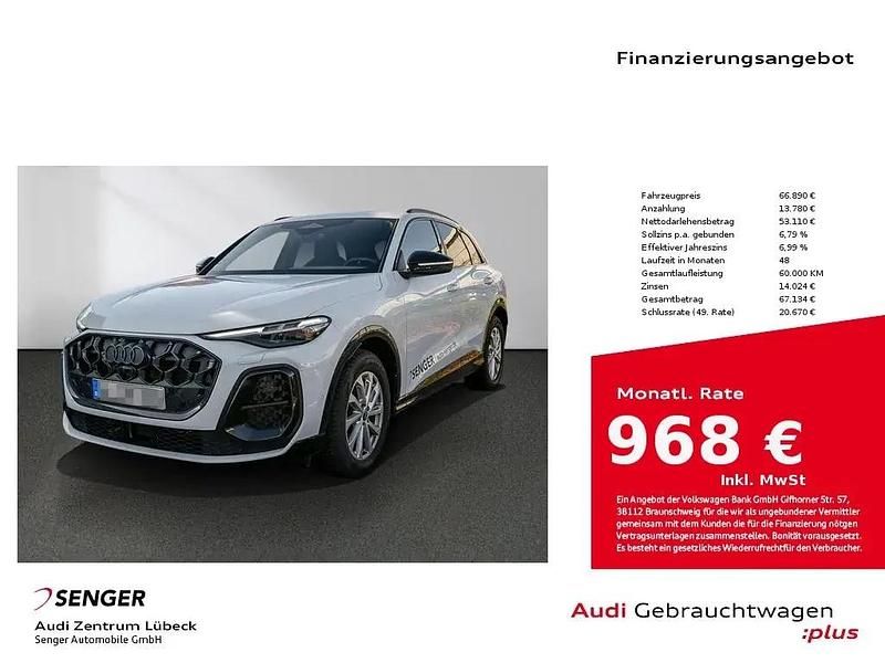 Gletscherweiß metallic Gebraucht 2025 Audi Q5 Ambiente SUV | 66.890 € (Fairer Preis) - Bild 1/1