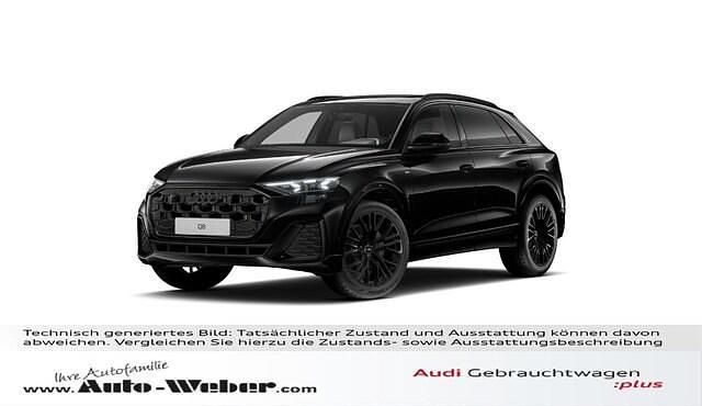 Mythosschwarz metallic Gebraucht 2025 Audi Q8 Ambiente SUV | 92.900 € (Fairer Preis) - Bild 1/4
