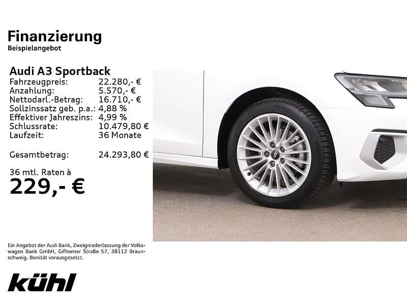 Używany Audi A3 Advanced 110 KM (80 kW) 2023 Sedan/Limuzyna