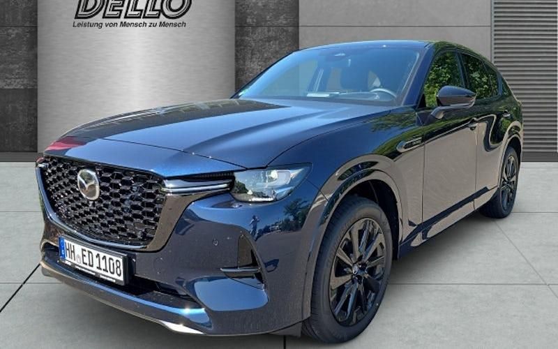 Deep crystal blue (blau) Gebraucht 2025 Mazda CX-60 Homura-Line SUV | 50.980 € (Teuer) - Bild 1/4