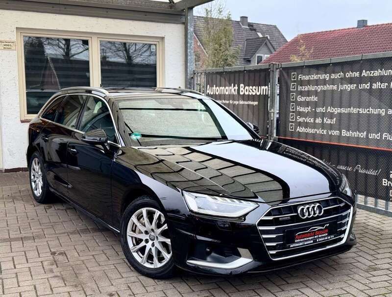 Schwarz Gebraucht 2019 Audi A4 Advanced Kombi | 27.999 € - Bild 1/3
