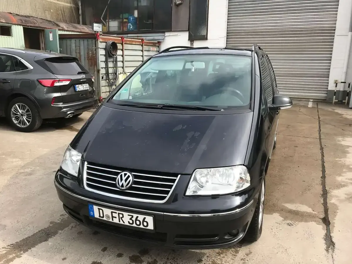 Gebraucht VW Sharan Sportline 116 PS (85 kW) 2007 Schwarz Van / Kleinbus