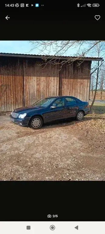 Gebraucht Mercedes C200 Classic 116 PS (85 kW) 2003 Blau Limousine
