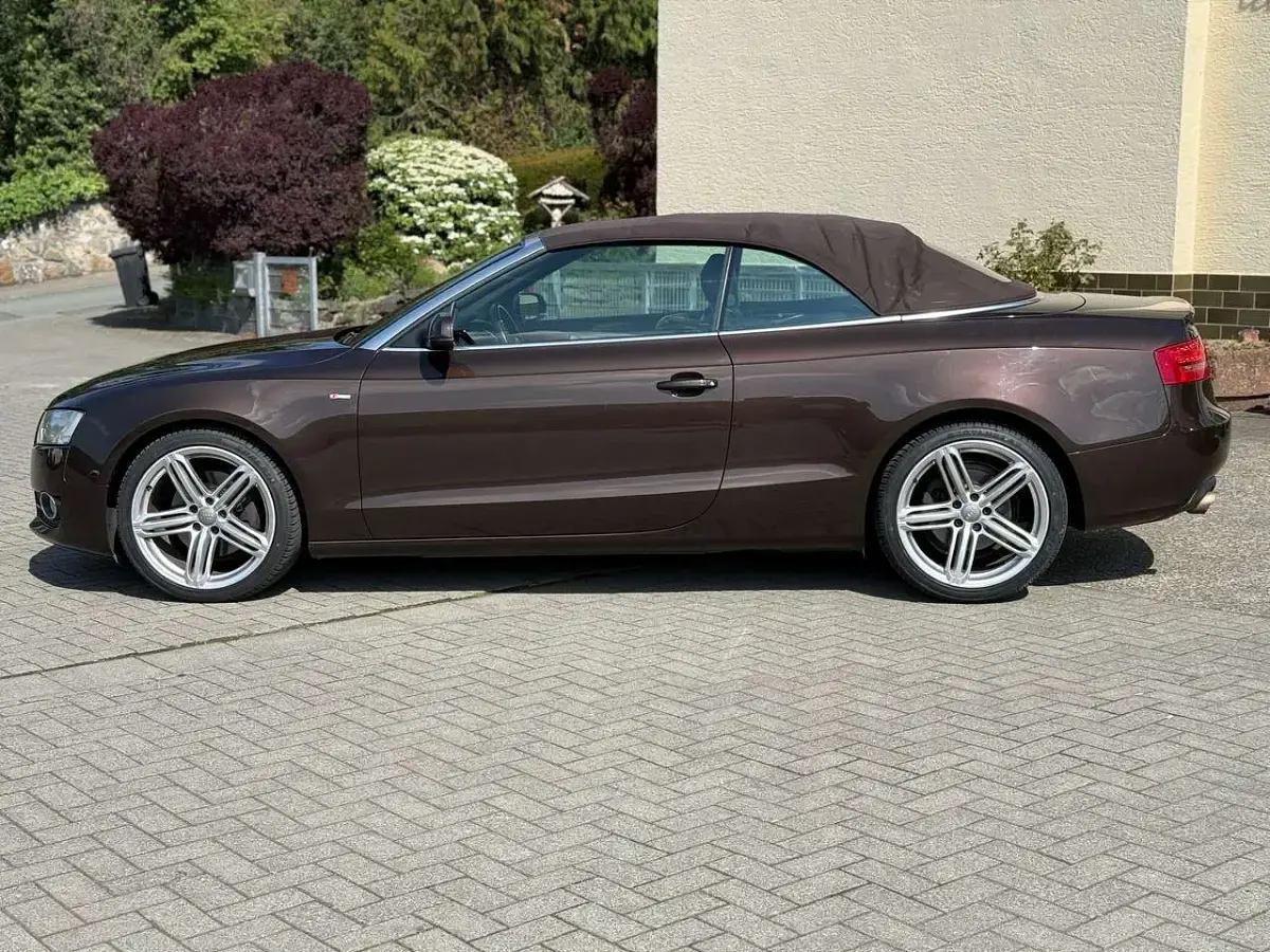 Gebraucht Audi A5 Cabriolet Comfort 211 PS (155 kW) 2010 Teakbraun metallic Cabrio