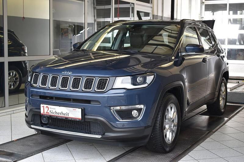 Blau Gebraucht 2020 Jeep Compass Limited SUV | 19.799 € (Fairer Preis) - Bild 1/4