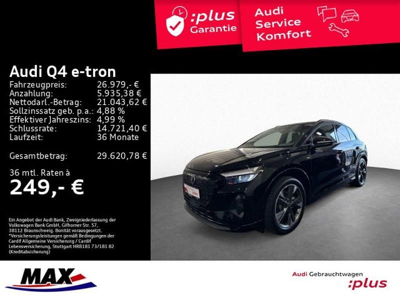 Gebraucht Audi e-tron S-Line 125 kW (170 PS) 2022 Mythosschwarz metallic (metallic) SUV