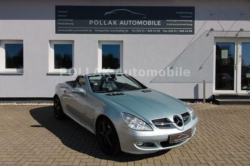 Gebraucht Mercedes SLK350 272 PS (200 kW) 2006 Silber Cabrio