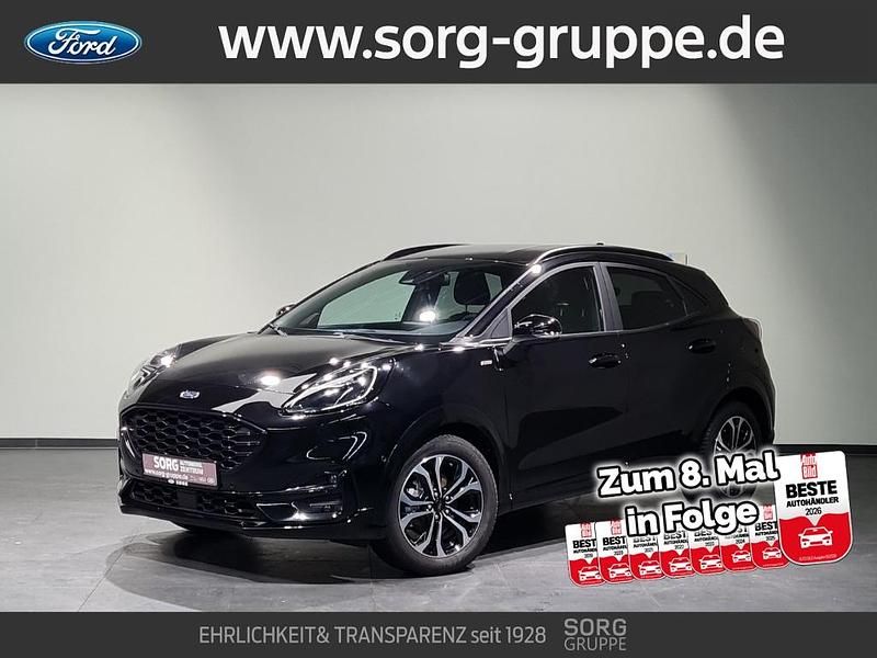 Gebraucht Ford Puma ST-Line X 125 PS (91 kW) 2020 Schwarz, obsidianschwarz metallic Coupé