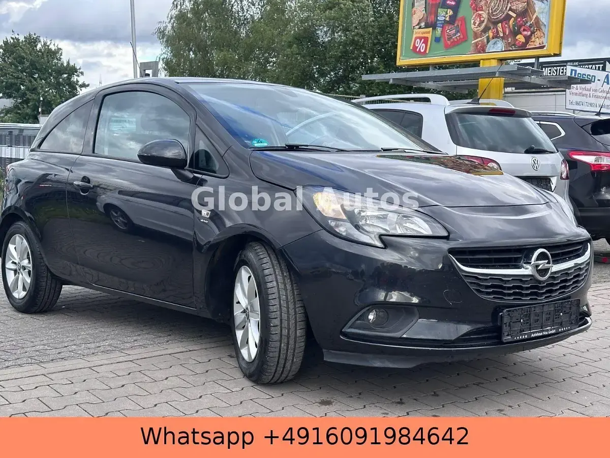 Gebraucht Opel Corsa drive 90 PS (66 kW) 2016 Schwarz Kleinwagen