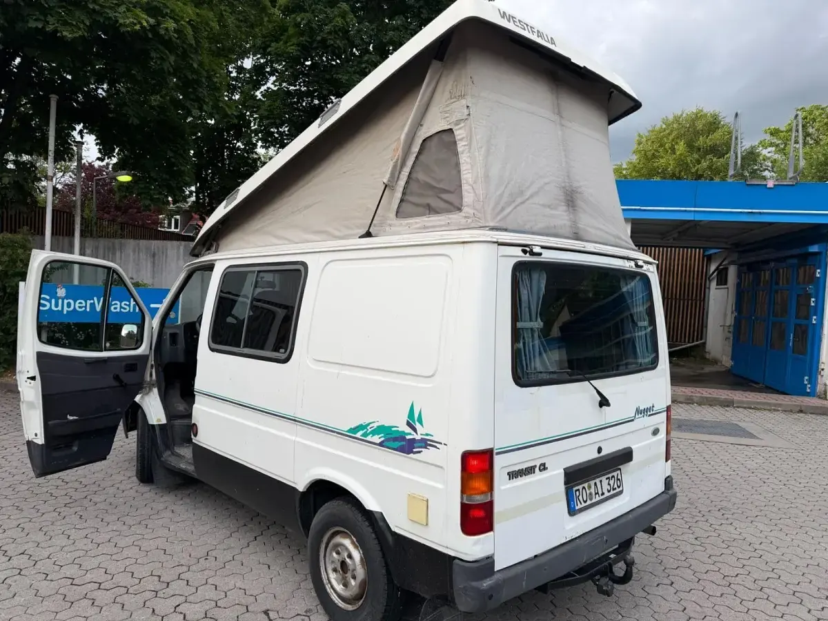 Occasion Ford Transit Nugget 80 ch (58 kW) 1994 Blanc Berline