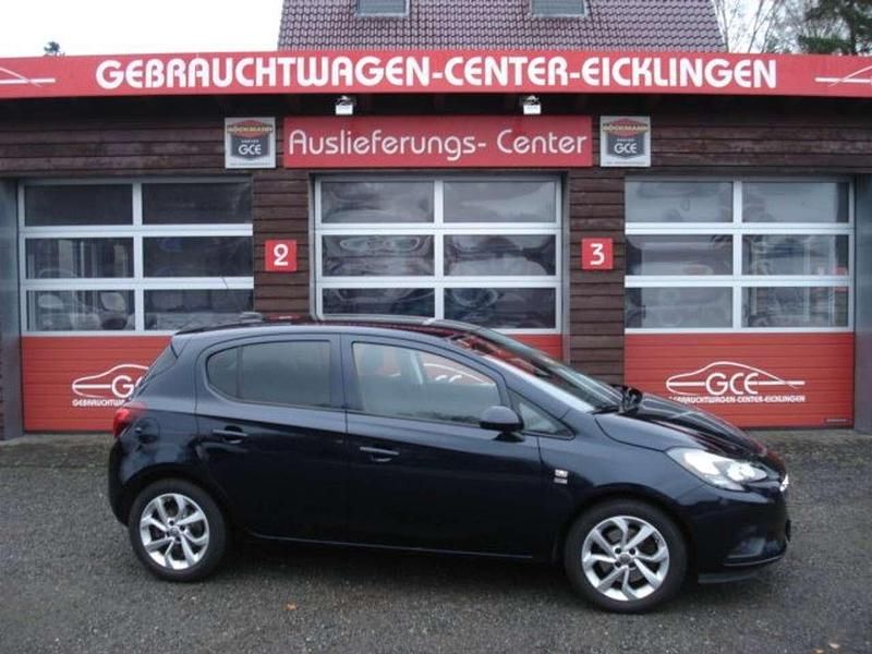 Tiefsee blau Gebraucht 2019 Opel Corsa Kleinwagen | 8.990 € - Bild 1/4