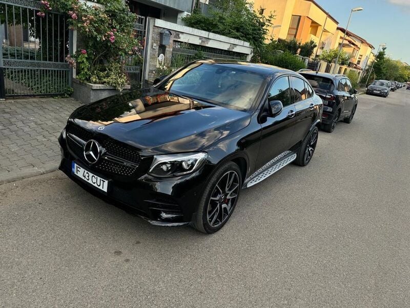 Schwarz Gebraucht 2018 Mercedes GLC43 AMG AMG Coupé | 30.000 € - Bild 1/4