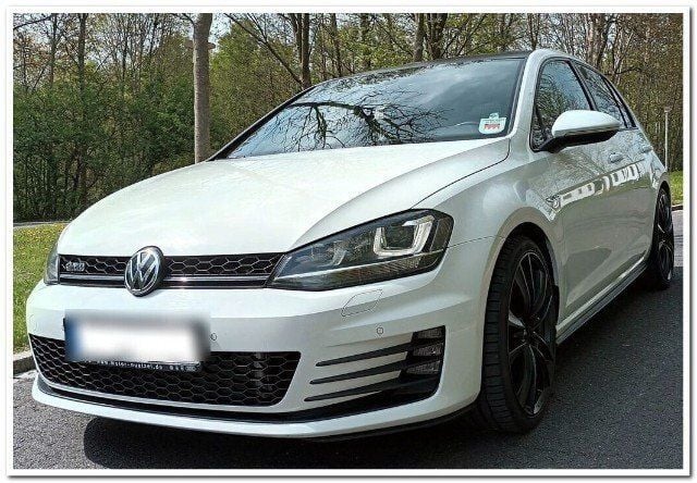 Weiß Gebraucht 2015 VW Golf VII GTD Limousine | 8.640 € (Superpreis) - Bild 1/4