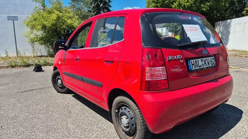 Gebraucht Kia Picanto LX 65 PS (47 kW) 2004 Rot Kleinwagen