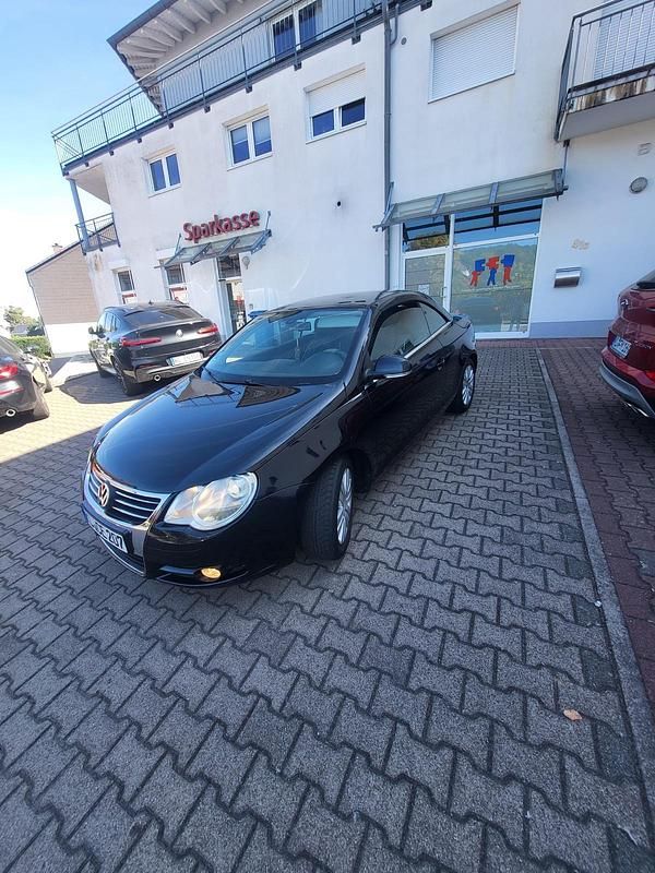 Schwarz Gebraucht 2007 VW Eos Cabrio | 1.500 € (Superpreis) - Bild 1/4