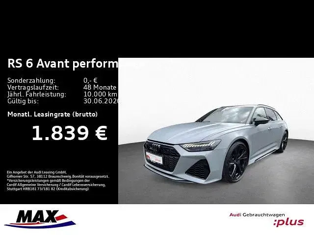 Neu Audi RS6 Performance 630 PS (463 kW) 2025 Matteffektlackierung audi exclusive Kombi