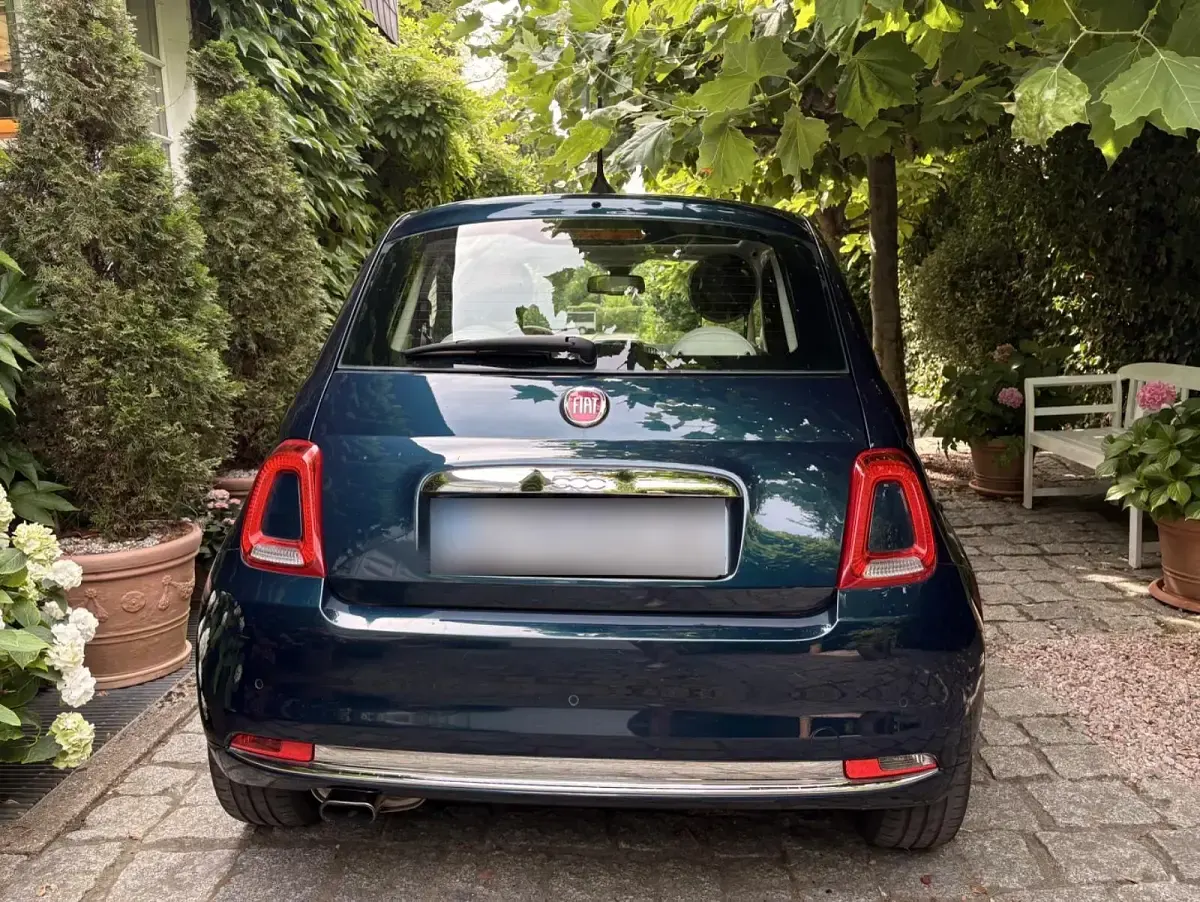 Gebraucht Fiat 500 Lounge 69 PS (50 kW) 2017 Blau Kleinwagen