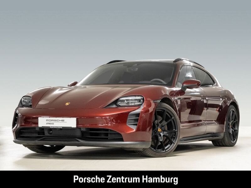 Cherrymetallic Gebraucht 2023 Porsche Taycan GTS Sport Turismo Limousine | 79.900 € (Superpreis) - Bild 1/4