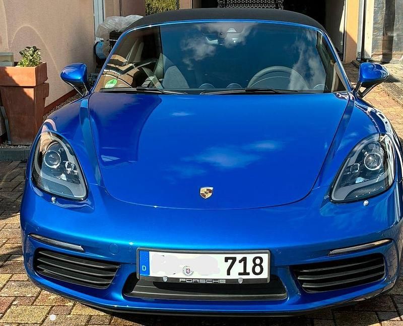 Gebraucht Porsche Boxster 299 PS (219 kW) 2018 Blau Cabrio