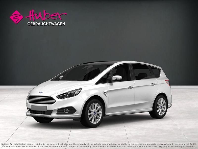 Gebraucht Ford S-MAX Titanium 160 PS (117 kW) 2017 Weiß Van / Kleinbus
